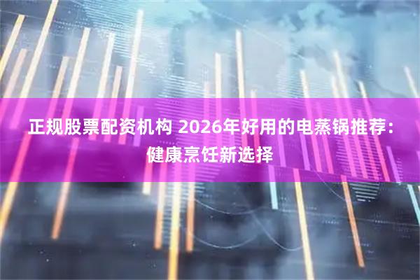 正规股票配资机构 2026年好用的电蒸锅推荐：健康烹饪新选择